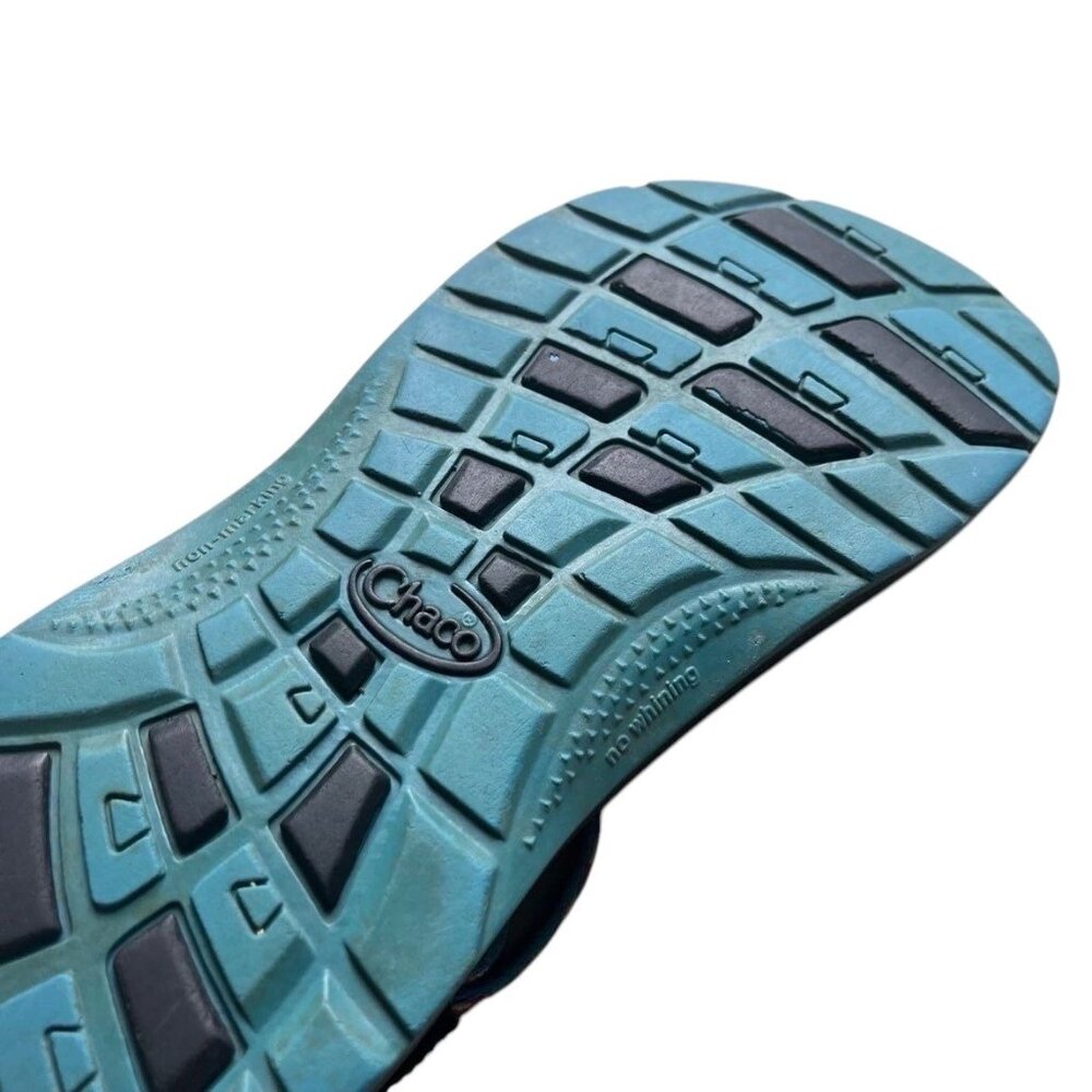 Chaco Girls Fiesta Stripe Rainbow Sandals Size 4 - Picture 5 of 5